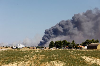 В Греции во время авиашоу разбился истребитель
