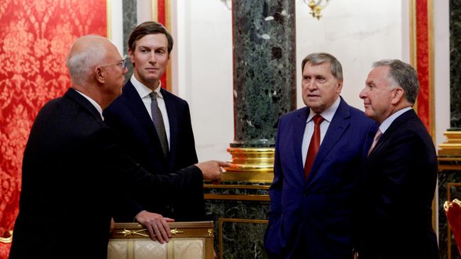 Уиткофф и Кушнер приехали в Россию по поручению Трампа, заявил Ушаков