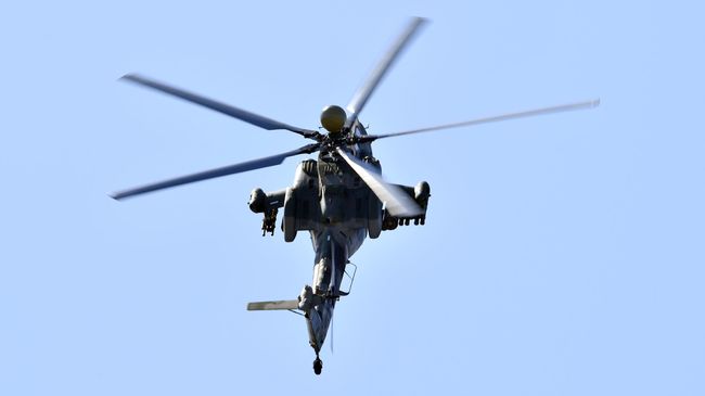 Экипаж вертолета ВС России выпустил девять ракет по целям ВСУ