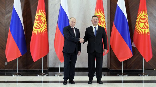 Путин оценил усилия Жапарова по поддержке русского языка в Киргизии