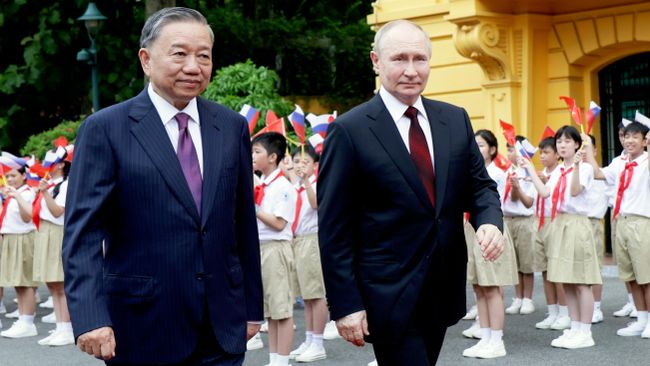 Путин проведет переговоры с президентом Вьетнама То Ламом