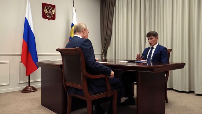 Путин обсудил с главой Приморья доступ к грунтам при ликвидации ЧС