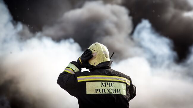 В Ахтубинске потушили горящую цистерну со сжиженным газом