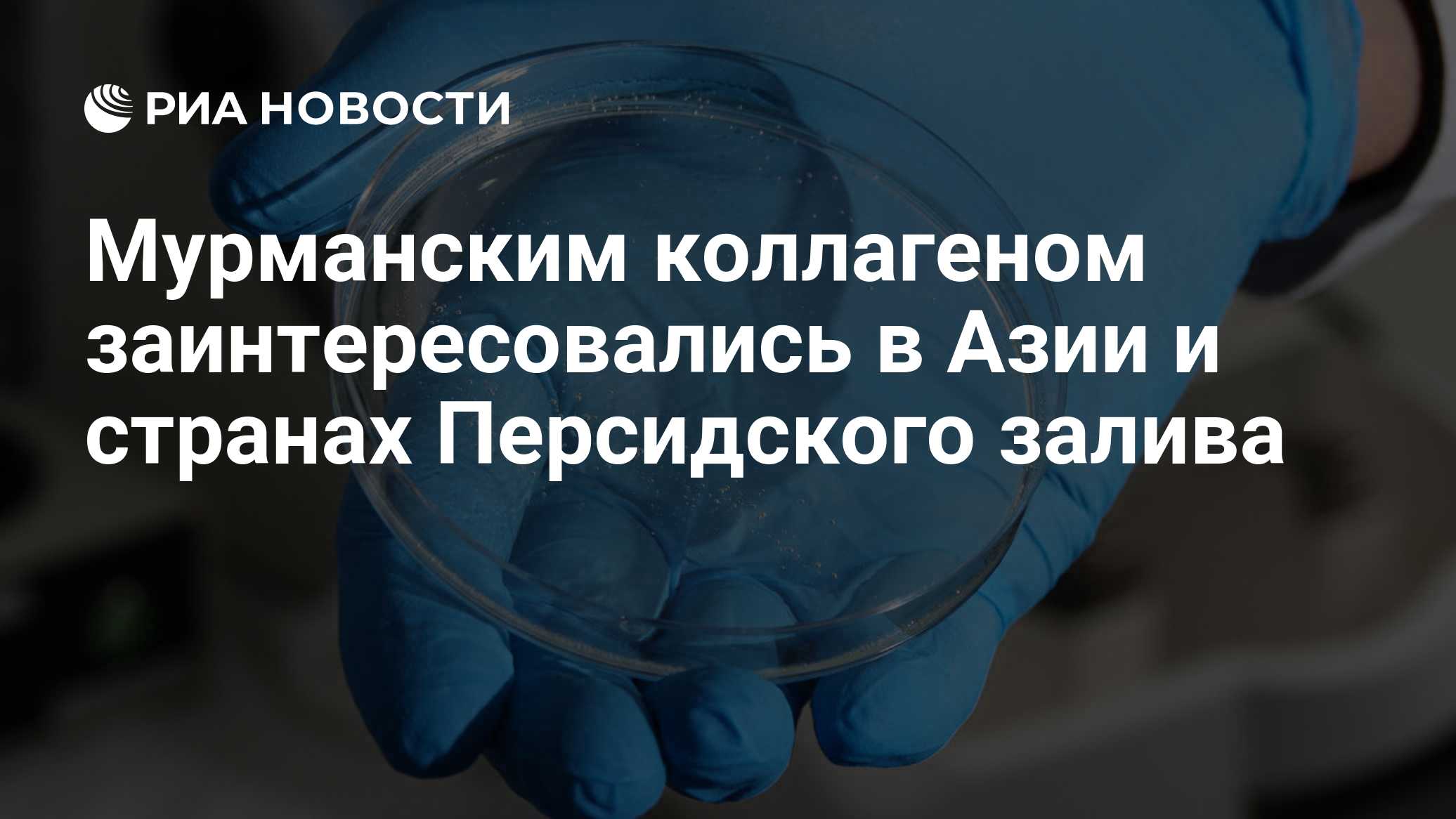 Мурманским коллагеном заинтересовались в Азии и странах Персидского залива